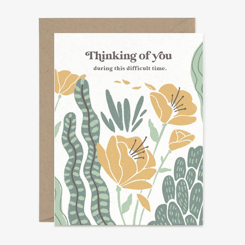 Thinking Of You Floral Desert Card