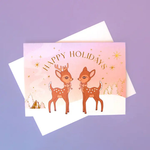 Retro Deer Christmas