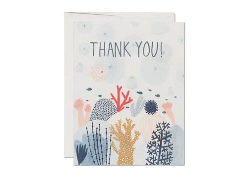 Coral Reef Thank You Card